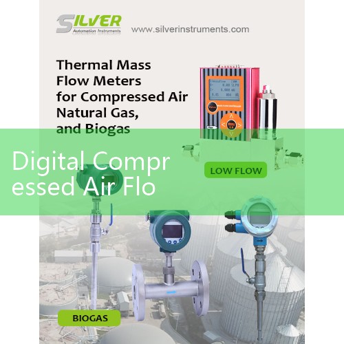 Digital Compressed Air Flow Meter: Factory CFM Energy Audit Monitoring Kits
